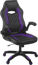 Aon Archeus Ergonomic Gaming Office Chair – Premium Comfort High-Back PC Gaming Seat w/Lumbar Support, Armrests & Padded Cushion – Ergonomic Office Chair – Black/Purple
