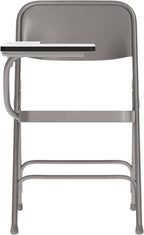 Flash Furniture Ralph Premium Steel Folding Chair with Right Handed Tablet Arm