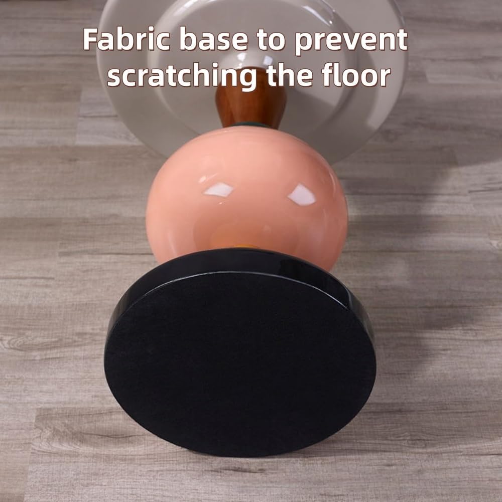 Fashionable and Creative Side Table, Mini Leisure Drink Table, Round Accent Table, Suitable for Living Rooms, Bedrooms and Balconies