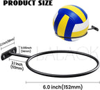 LALAOKS Basketball Holder Wall Mount for Basketball, Soccer Ball, Volleyball, Football, Rugby
