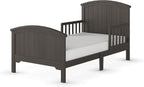 Child Craft Hampton Toddler Bed and Dresser Bedroom Furniture Set, 2 Piece, Low to Ground Design (Dapper Gray)