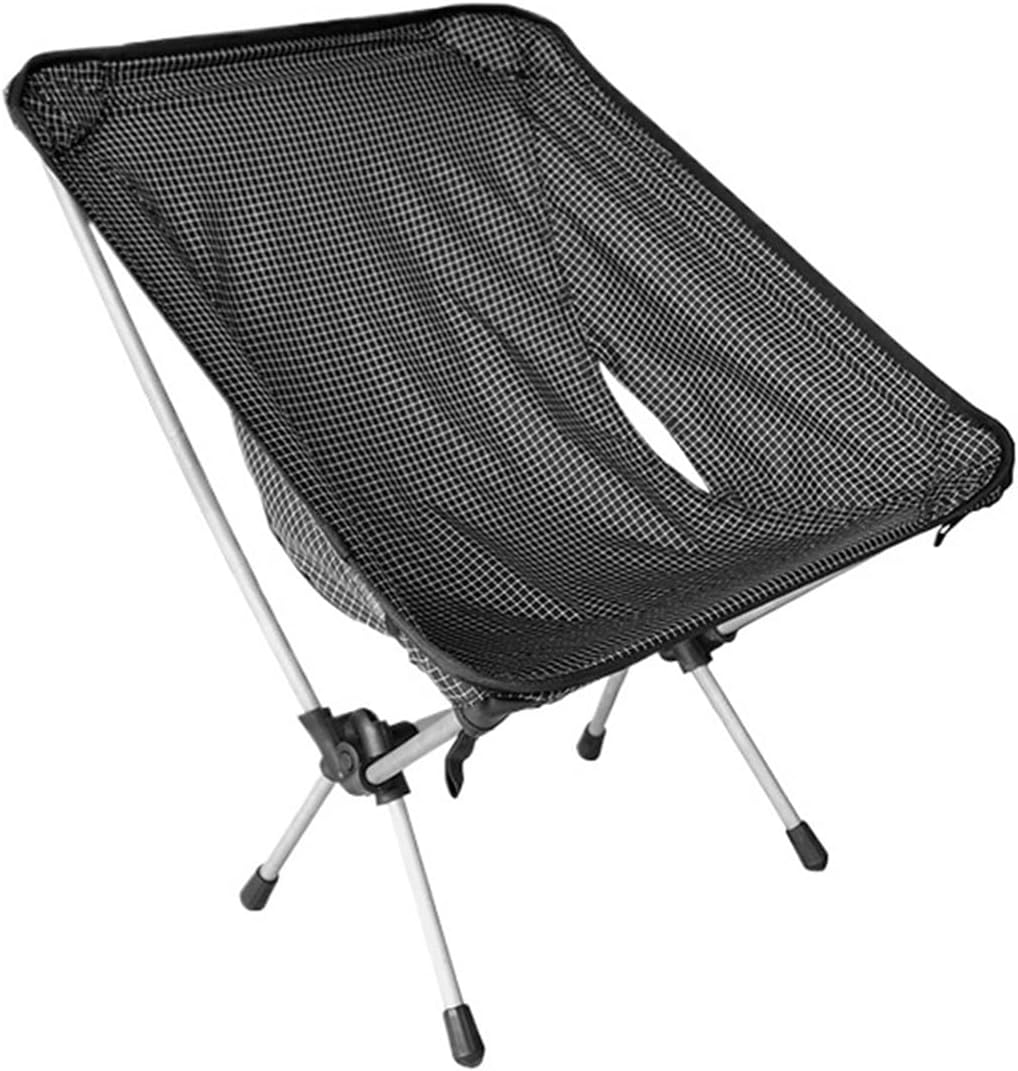 650g Ultralight Flat Foldable Zero Moon Replacement Chair | Plaid Fabric Chair with Magnesium Aluminum Alloy Frame for Outdoor(Set B)