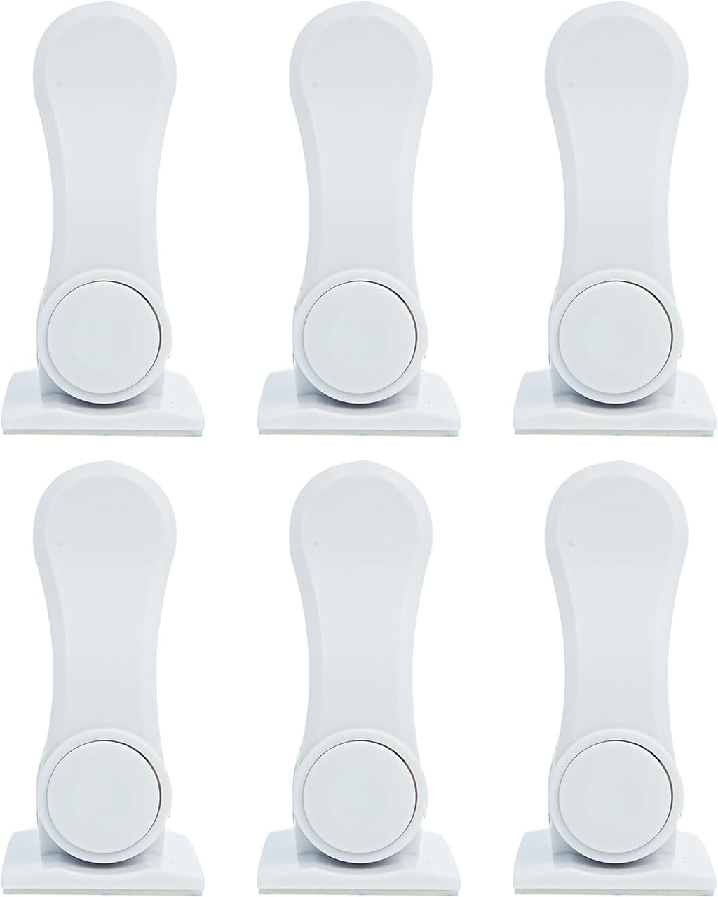Child Proof Door Lever Lock(6 Pack) - Baby Proofing Door Handle Lock, 3M Adhesive & No DrillingNeed, Minimalist Design, Child Safety Door Handle Locks