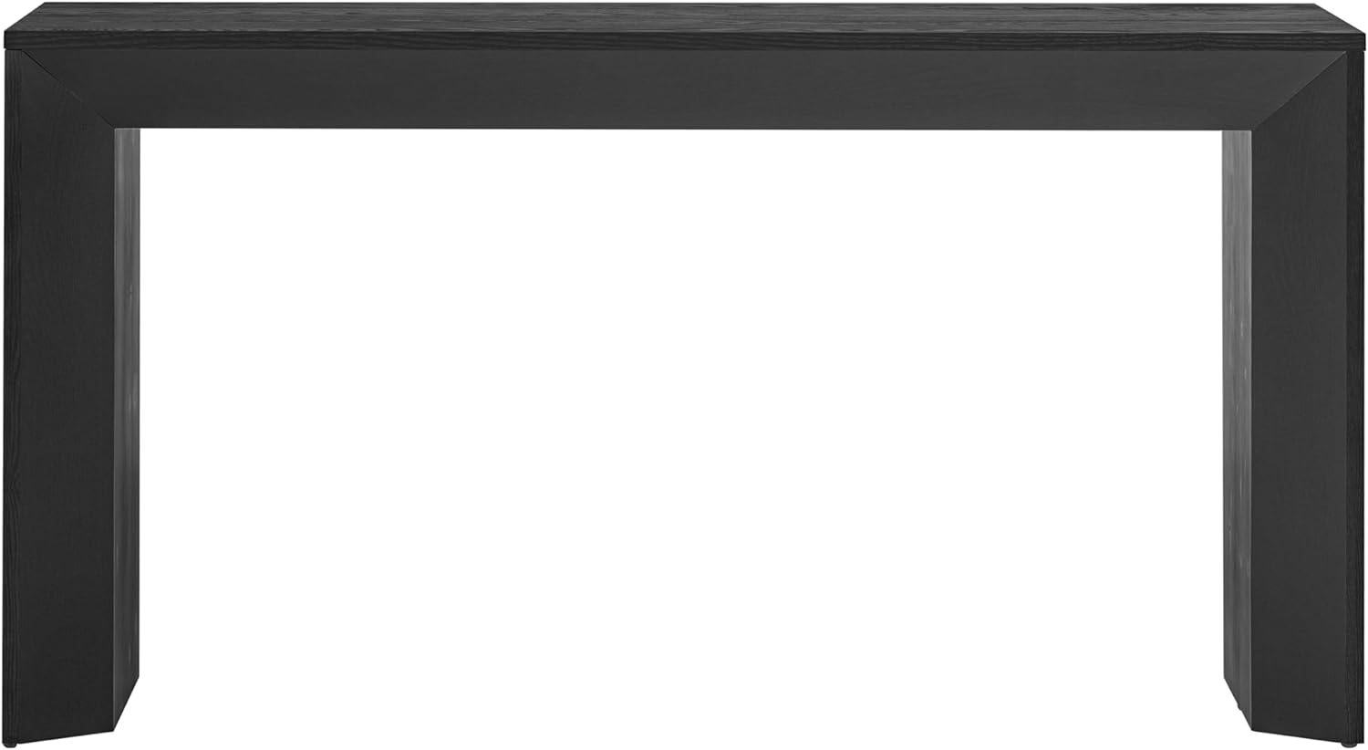 Elegant Console Table,Fireplace Design,Simple and Functional with Wood Veneer Top,for Hallway, Living Room, or Entryway