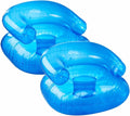 2 Pack Kids Inflatable Lounge Chair, Waterproof Ergonomic Portable Seating, 220LBS Capacity for Beach Camping Picnics Pool Use