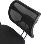 Ergonomic Height Adjustable Breathable Kneeling Chair Back Support Kneeling Chair with Leather Cushion Comfortable Mesh Backrest, Spine Alignment Support