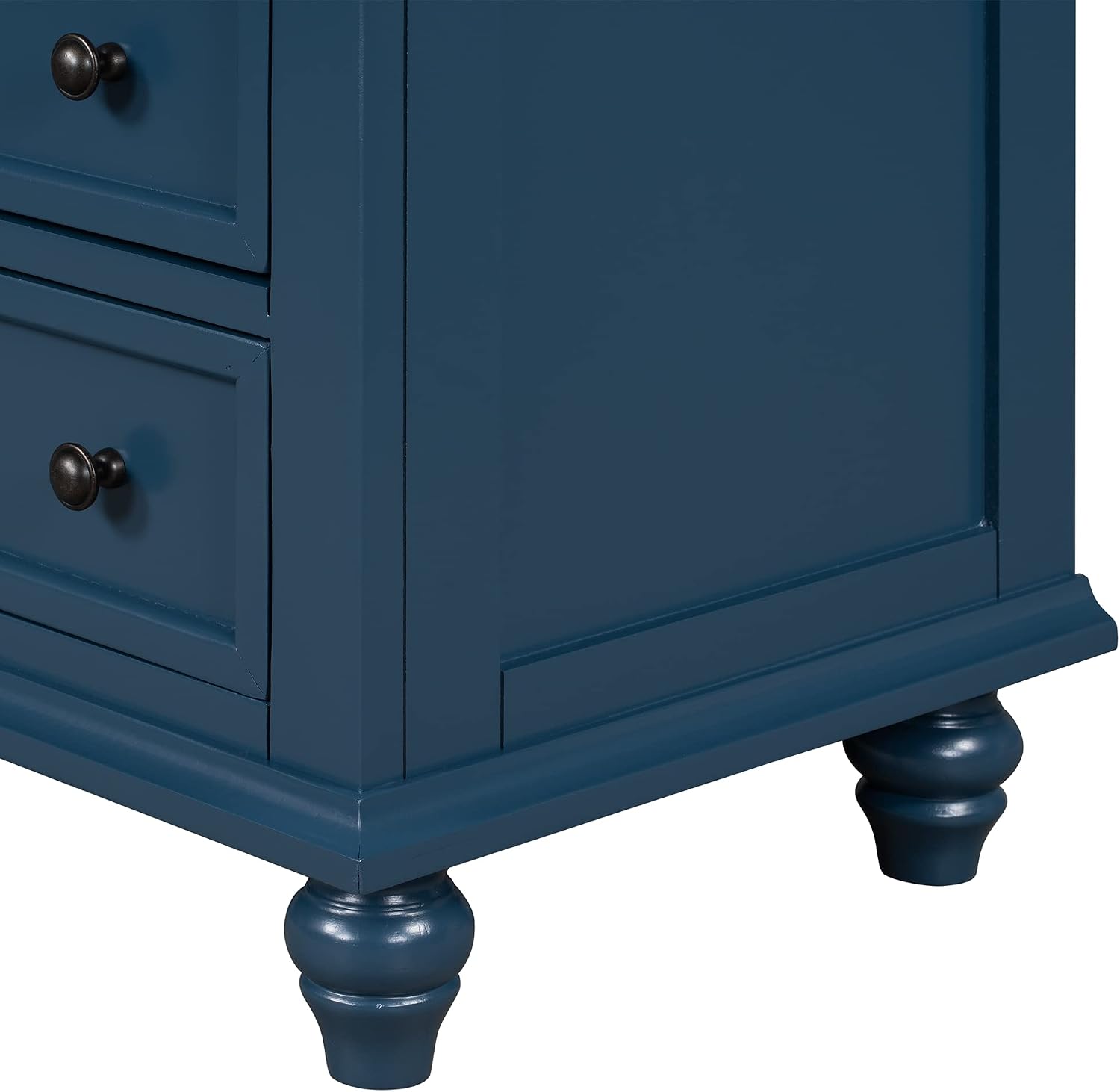 Accent 28" Tall Side Table Nightstand with Storage 3 Drawers, Modern Bedside Table Night Stand End Table with Pull-Out Tray Sofa Side Table for Living Room Bedroom Sofa Couch