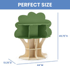 Delta Children Tree Bookcase - Greenguard Gold Certified, Fern Green/Crafted Natural