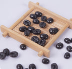 Faux Coffee Beans, 453g(1360pcs) Mini Resin Artificial Coffee Beans Artificial Plant for Home Kitchen Decor Cafe Shop Cabinet Display Photography Props (Only for Decoration)