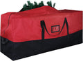 Christmas Tree Storage Bag, 600D Oxford Extra Large Moving Bags, Fits Up to 7.5 Ft Artificial Trees, Skeleton Storage, Waterproof Christmas Decorations Storage Bags with Zippers & Card Slot
