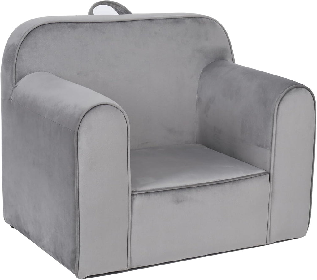 Bonrcea 25.4x18x20.87inch Kids Arm Sofa,Club,Toddler Couch, Upholstered Chair with Arm for Ages 12 Months and Up