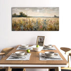 Wapluam Wall Decor For Living Room Canvas Prints Wall Art Bedroom Office Decoration Vintage Abstract Painting Rural Natural Landscape Pictures Artworks Ready To Hang Farmhouse Aesthetic Home Decor