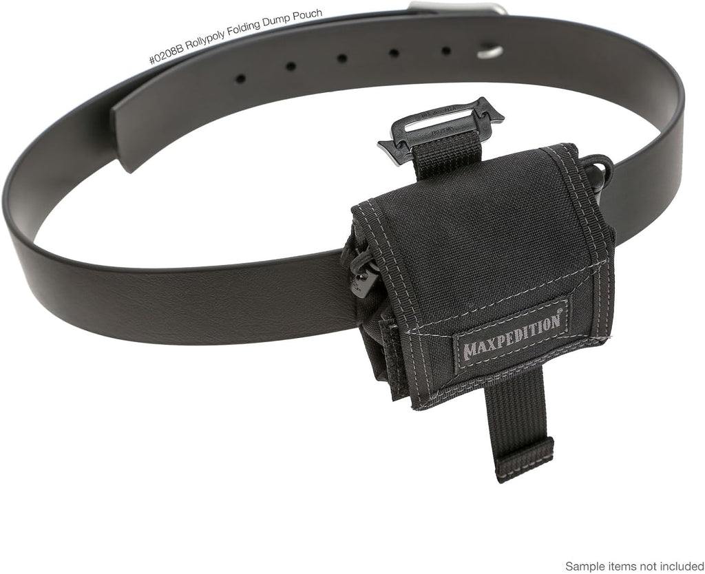 Maxpedition Rollypoly Folding Dump Pouch (Black) 9.4 inch