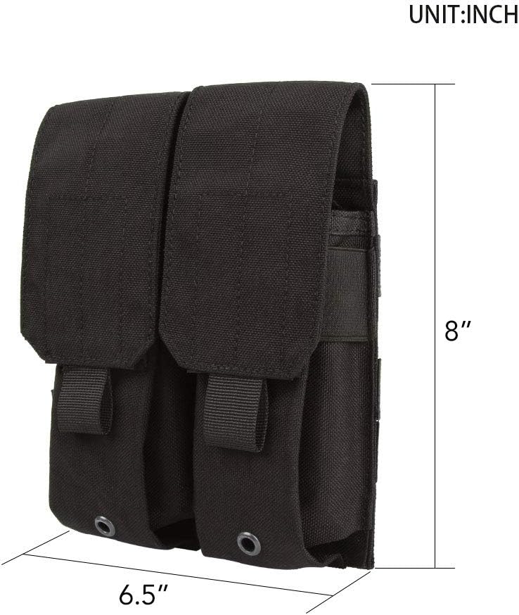 EXCELLENT ELITE SPANKER Tactical Molle Single/Double/Triple Mag Pouch for M4 M14 M16 AR15 AR10 G36 Magazine Holds 2 Mags