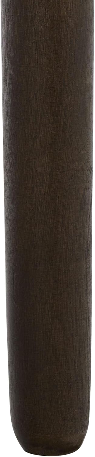 SAFAVIEH Home Collection – Neha Dark Chocolate Brown Solid Wood Frame Accent Table, Scalloped Edge Design (ACC5743A)