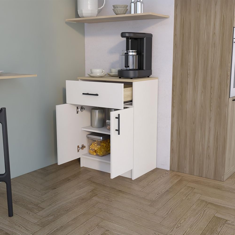 Mid-Century Pantry Cabinet, Saving Space Storage Cabinet for Kitchen Entryway Hallway,for Kitchen Home
