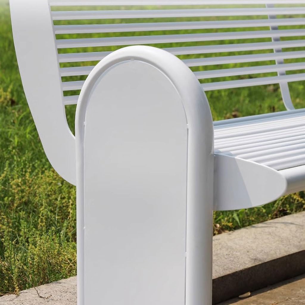 Patio Benches for Outdoors Park Chair Outdoor Long Leisure Stool Double Square Garden Community Scenic Bench Garden Benches for Outdoors