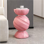 Candy Shape Side Table, Creative End Tables for Home, Simple Style Bedside Table, Small Accent Table Use in Bedroom, Living Room and Balcony