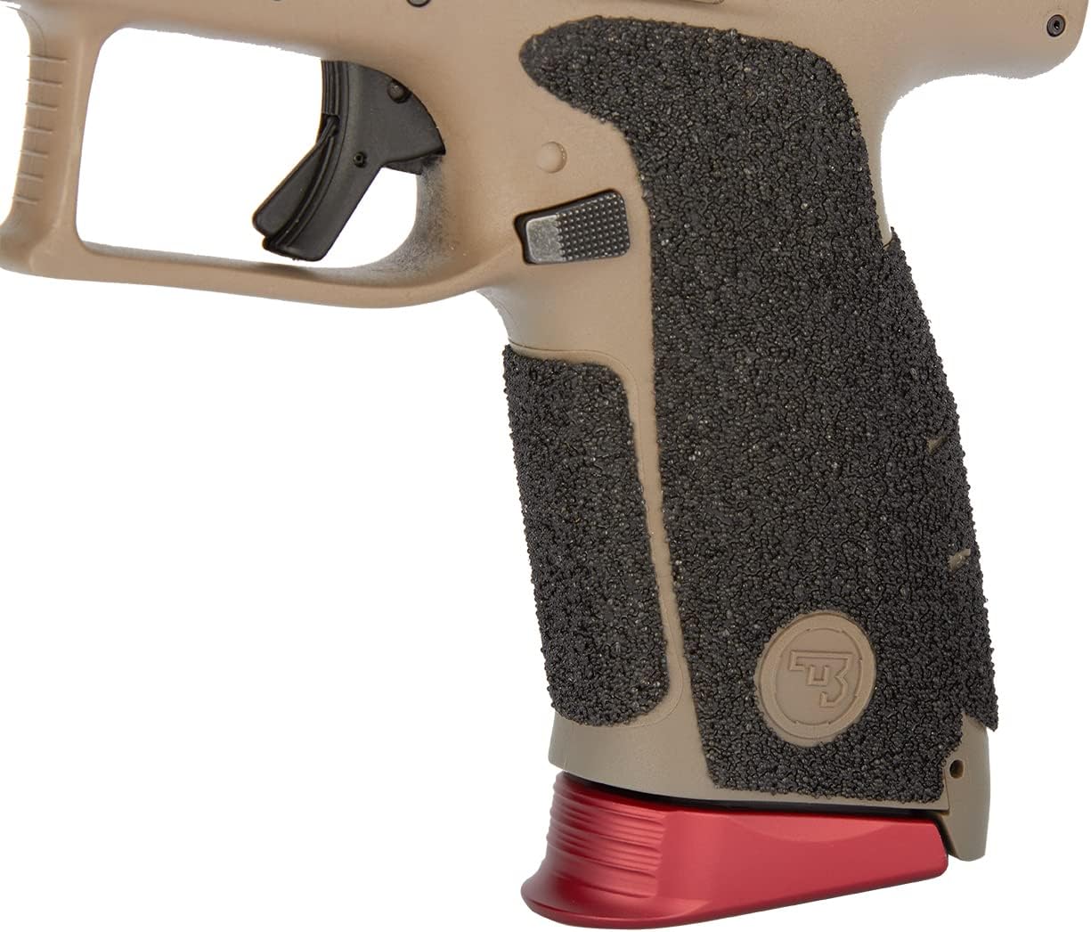 NDZ Performance Magazine Base Plate Finger Extension for CZ P10 S, SC, C, F – Fits 9mm 10 Rd Magazines – Anodized Aluminum – Custom Laser Engraved Options – Made in USA