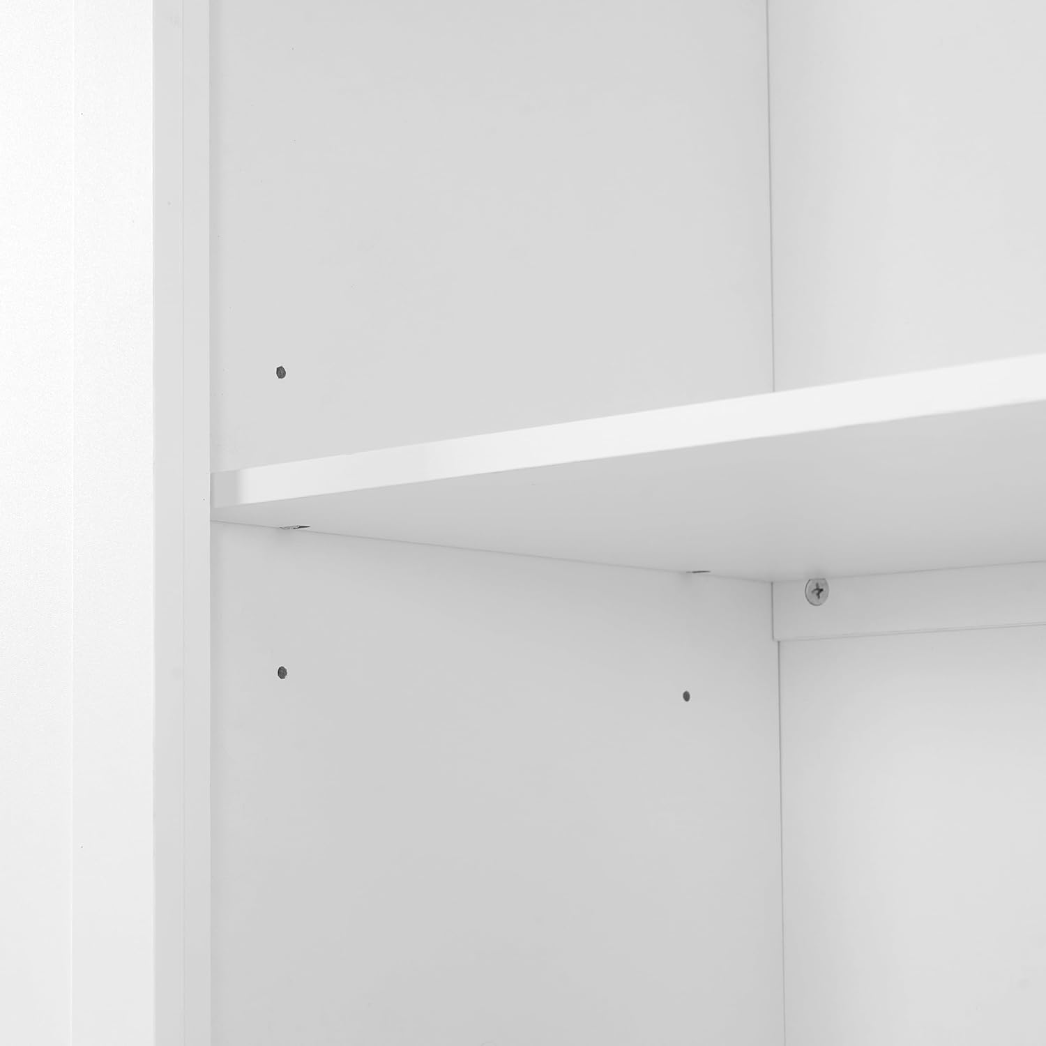 Spaco 78.3" Kitchen Pantry Cabinet with Hutch,Freestanding Food Storage Cabinet with 3 Drawers and 3 Adjustable Shelves,Versatile Buffet Sideboard for Kitchen,Dining Room. (White)