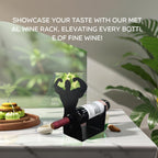 Creative Wine Holder – Funny Table Centerpiece for Kitchen, Bar, and Parties – Freestanding Wine Storage Rack – Unique Gift Idea for Wine Enthusiasts