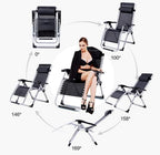 Sun Loungers Gravity Chair,Patio Reclining Lounge Chairs Adjustable for Indoor Outdoor with Cushion(1007)