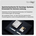 Synology Black DS420+ 4-Bay NAS Enclosure, 2-Core 2.0GHz, 2GB RAM, Metal, No HDD, Compatible with Desktop