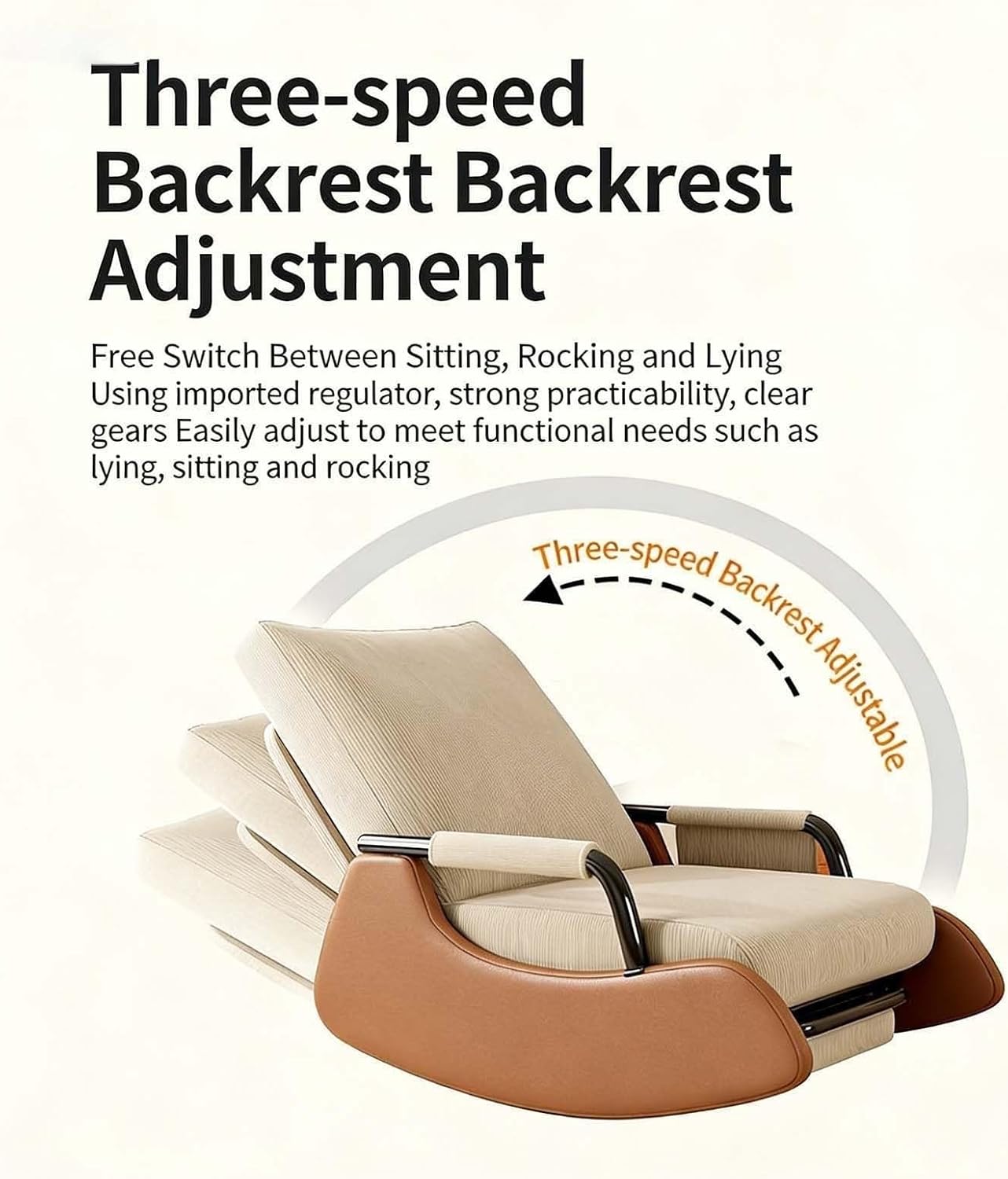 Cozy Rocking Chair with Foot Rest | Stylish Rocking Chairs for Living Room | Versatile Rocking Chairs for Nursery, Bedroom & Outdoor Porch