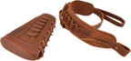 1 Set of Gun Buttstock Cheek Rest Pad with Shell Holder Sling for 308 30-06 .44MAG