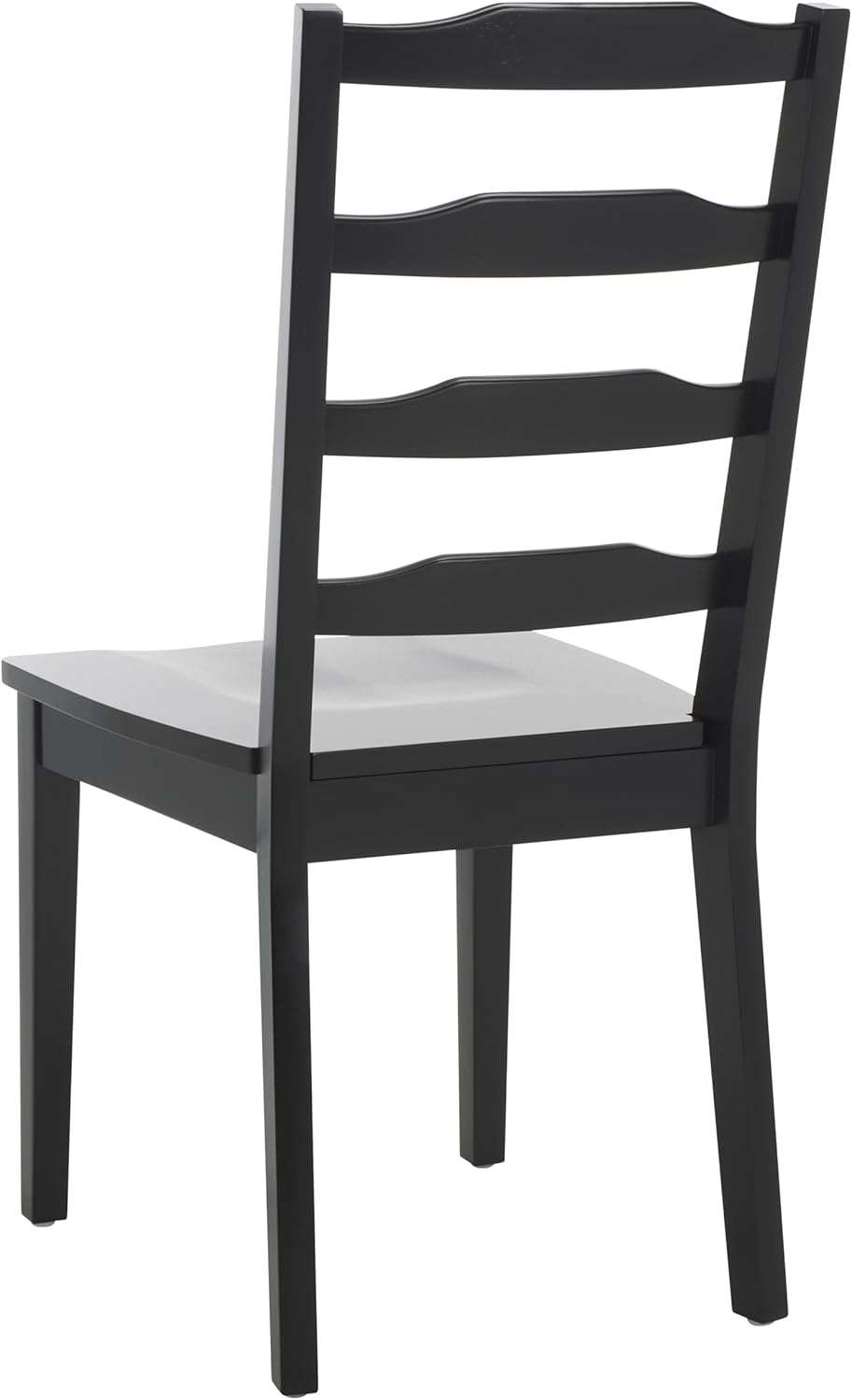 SAFAVIEH Home Collection - Shay Black 5-Piece Wood Dining Set, Traditional Round Table and 4 Chairs, Kitchen or Dining Room (DNS9205B)