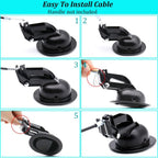 ttmagic Universal Recliner Release Cable Replacement Part, Sofa Couch Recliner Pull Cable 37inch, 5mm Cable Barrel End S-Shaped Hook Exposed Cable (4.75 in Length)