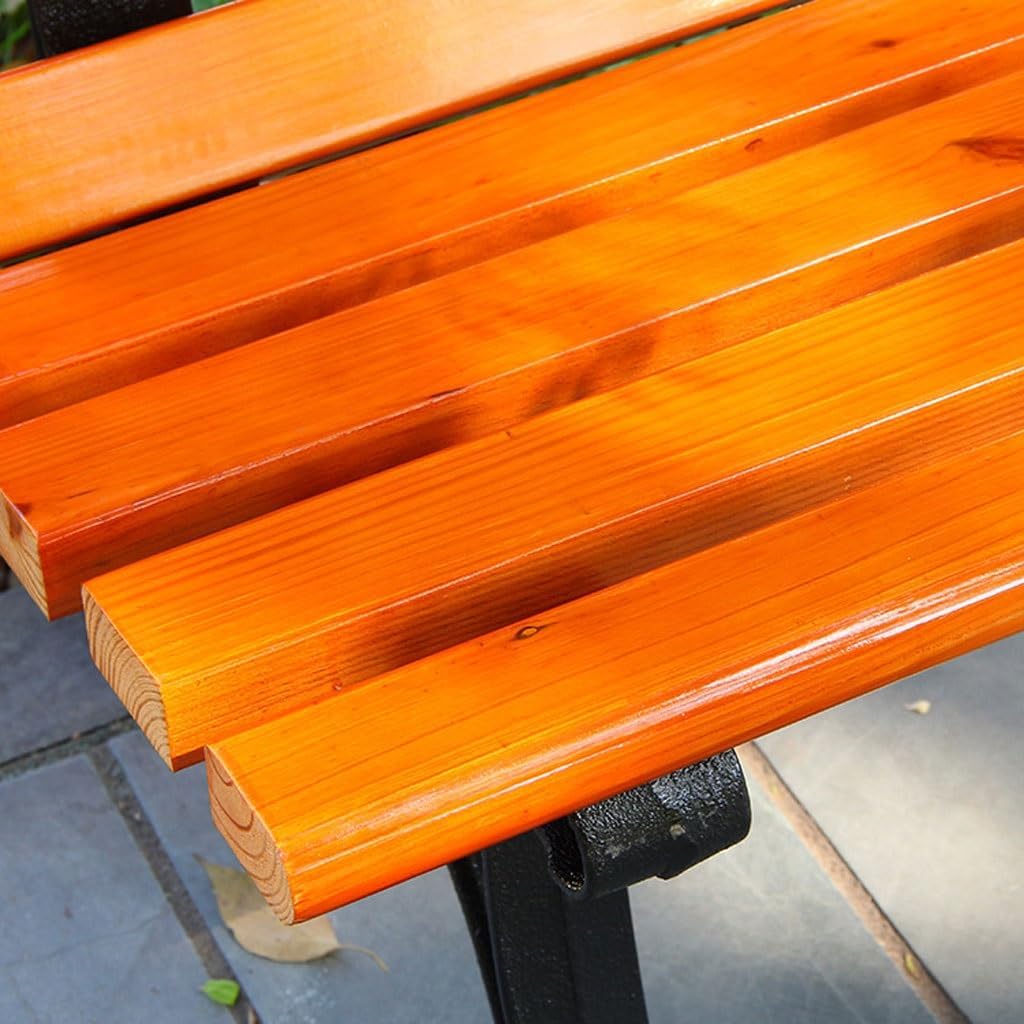 Patio Benches for Outdoors Double Backrest Bench Community Square Outdoor Leisure Chair Garden Benches for Outdoors