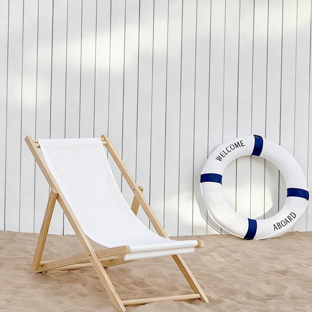 2Pcs Beach Sling Chair Replacement Fabric Snow Outdoor Folding Canvas 45x17in Patio Sling Chairs Cloth Outdoor Folding Chair Fabric for Home Beach Chairs Garden Courtyard