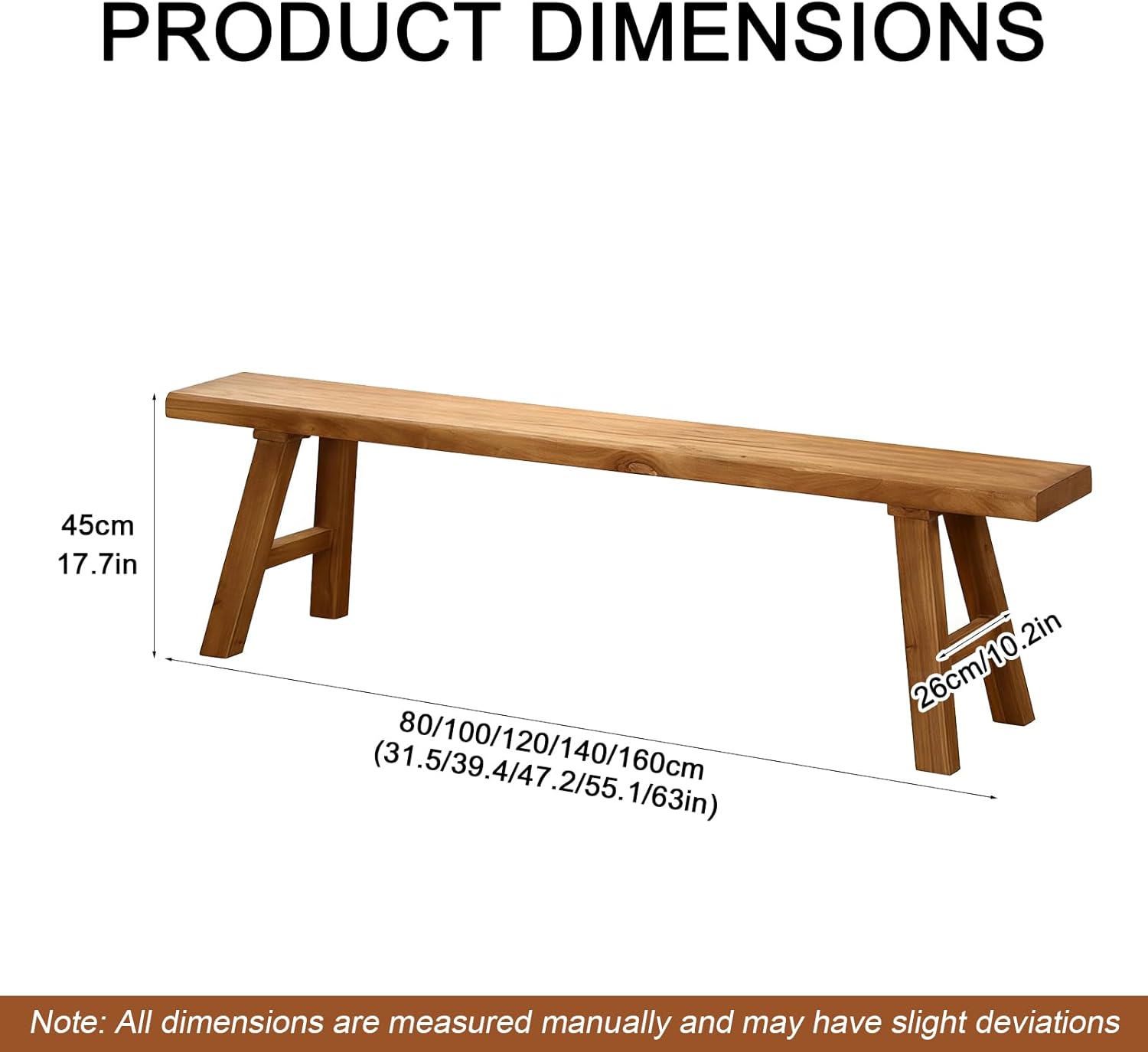 32” Farmhouse Wooden Living Room Dining Indoor Multifunctional Elm Benches Wood Kitchen Entryway Solid Wood Bench for Hallway 80cm