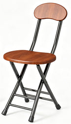 Modern Kitchen Barstools, Stacking Chairs, Video Game Chairs, Folding Stools, for Wedding, Banquets, Celebrations, Dinning, Office(Brown Woodgrain)