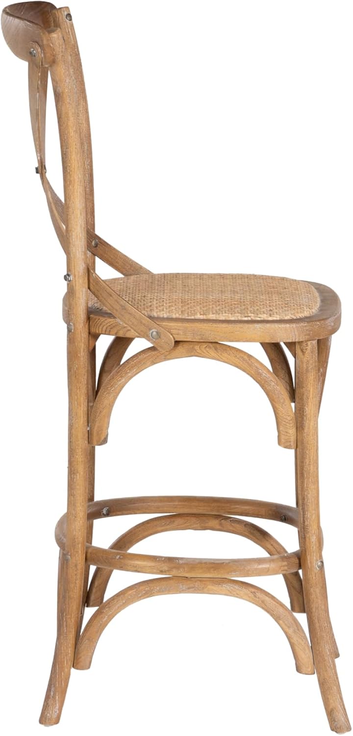 Linon Stool, Gray