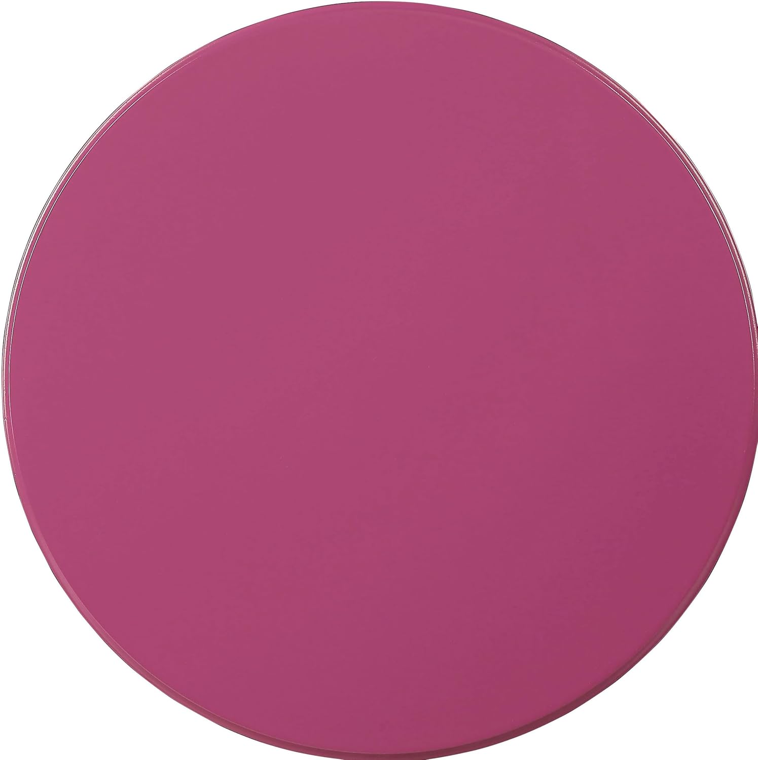Purple Accent Table with Pedestal Base