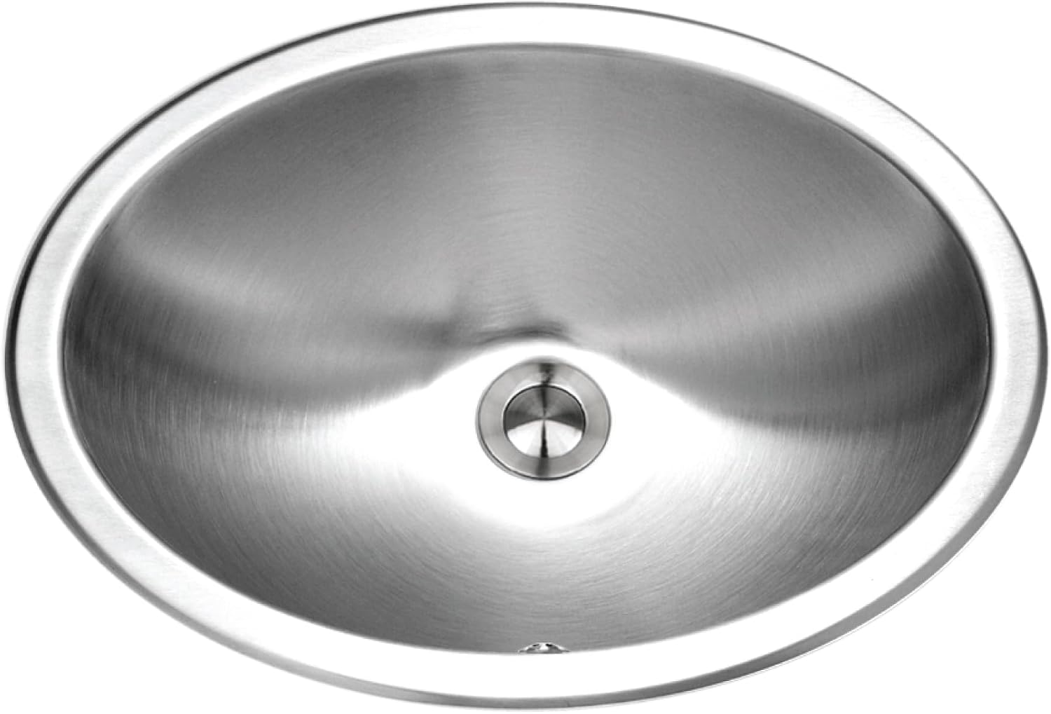 Houzer Opus Stainless Steel Bathroom Sink - 18 Inch Undermount Oval Bowl without Overflow, Durable & Versatile, Essential for Home & Apartment, Nested 10-Pack - CHT-1800-10
