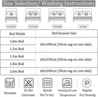 Knit Bed Runner with Tassels Solid Color Knitted Bed Scarf for Twin Queen King Beds, Bed Throw Blanket for Bedroom Hotel, 13 Colors, Matching Pillow Covers Optional-Khaki||60x260cm