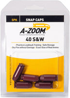 A-Zoom 40 S & W Snap Cap 5PK, Red (15114)