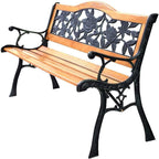 Park Benches Cast Aluminum Park Benches Outdoor Leisure Community Square Suitable for Garden Courtyard Balcony Outdoor Benches