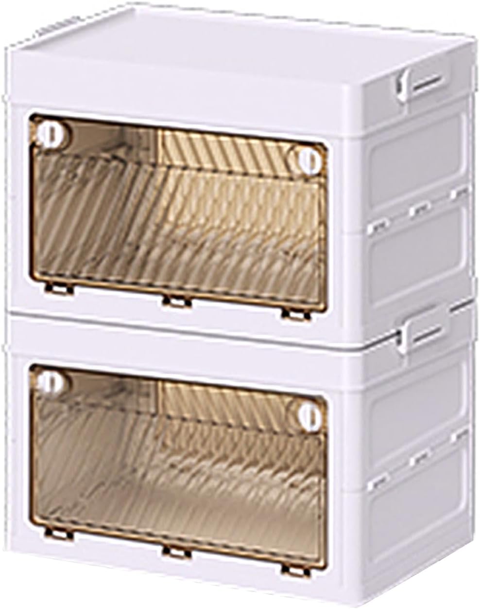 Closet Folding Wardrobe Armoire with Storage Cubes Efficient Clothes Organization Tool Bedroom Supplies White Clothing Cabinet