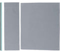 TBACW Director Chair Cover (Grey, Set of 2) - Canvas Replacement for Chairs with Fiberglass Stick - Durable, Easy to Clean, for General Use