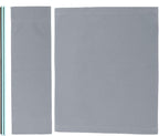 TBACW Director Chair Cover (Grey, Set of 2) - Canvas Replacement for Chairs with Fiberglass Stick - Durable, Easy to Clean, for General Use