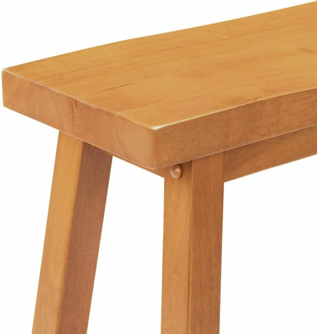 Boraam Sonoma Counter Height Backless Bench - Honey Oak Finish