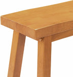 Boraam Sonoma Counter Height Backless Bench - Honey Oak Finish