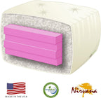Nirvana Futons Arden Futon Set - Queen Size, Frame, 8" Mattress, Twill Khaki Cover
