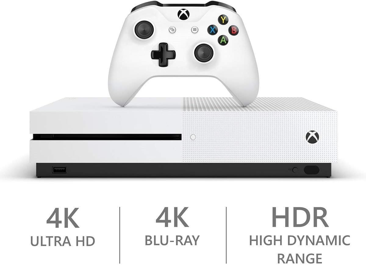 Microsoft Xbox One S 2TB Hard Drive NBA 2K19 Bundle Console (4K Ultra HD Blu-ray) with Wireless Controller | Dolby Atmos Sound | Wi-Fi | USB 3.0