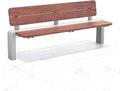 Garden Stainless Steel Outdoor Benches, Armless Long Leisure Chairs for Gardens, Courtyards, and Terraces Seat(Large)