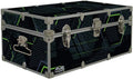 C&N Footlockers Designer Storage Trunks - Hi-Tech Themes - 32 x 18 x 13.5 Inches - Durable and Built to Last - Lockable (Glowing Hexagons)